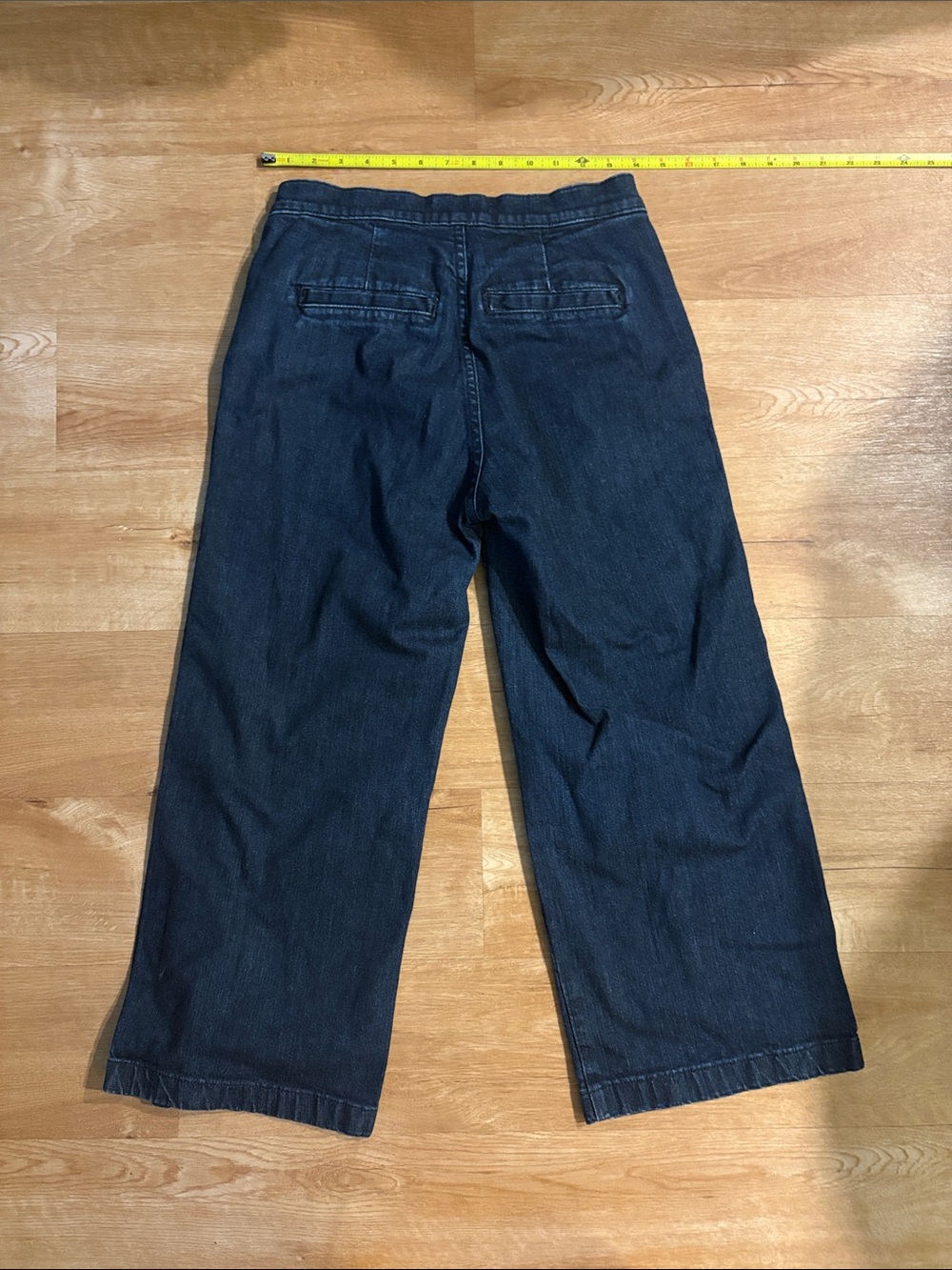 J. Crew Reyner Wide-Leg Jeans in Deep Indigo - Picture 3 of 3